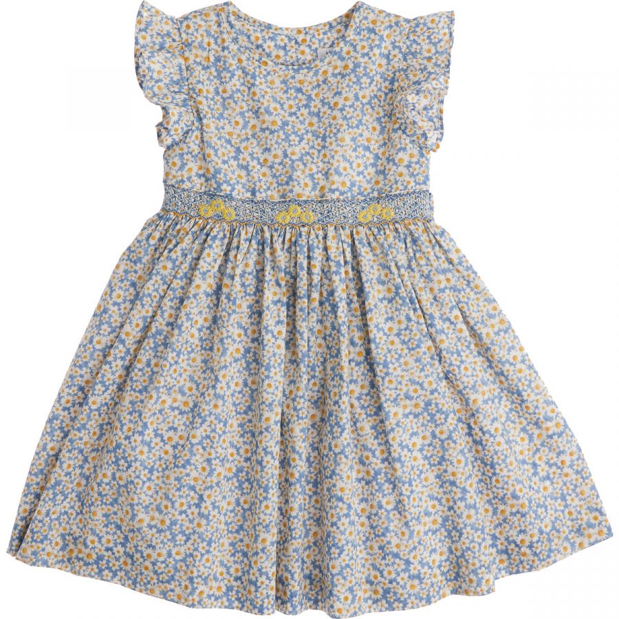 Abito margherite punto smock | L Orso Malu
